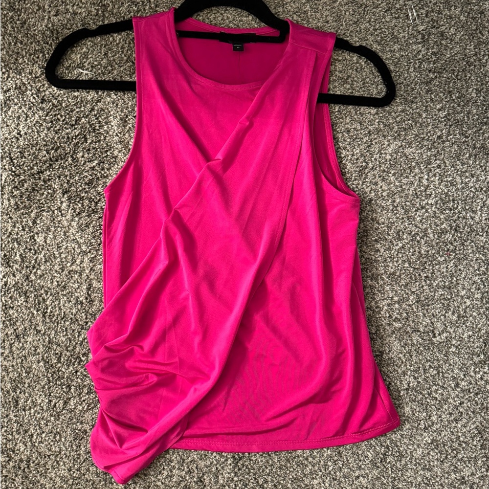 Express size XS sleeveless top hot pink